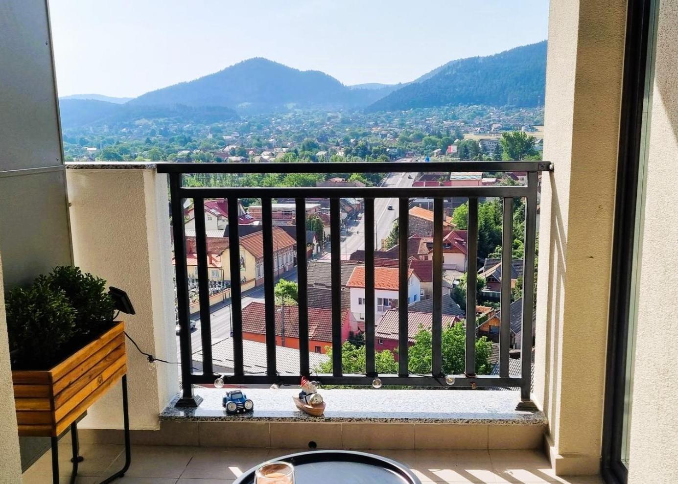Mountain View Retreat Apartment - 브라쇼브 외부 사진