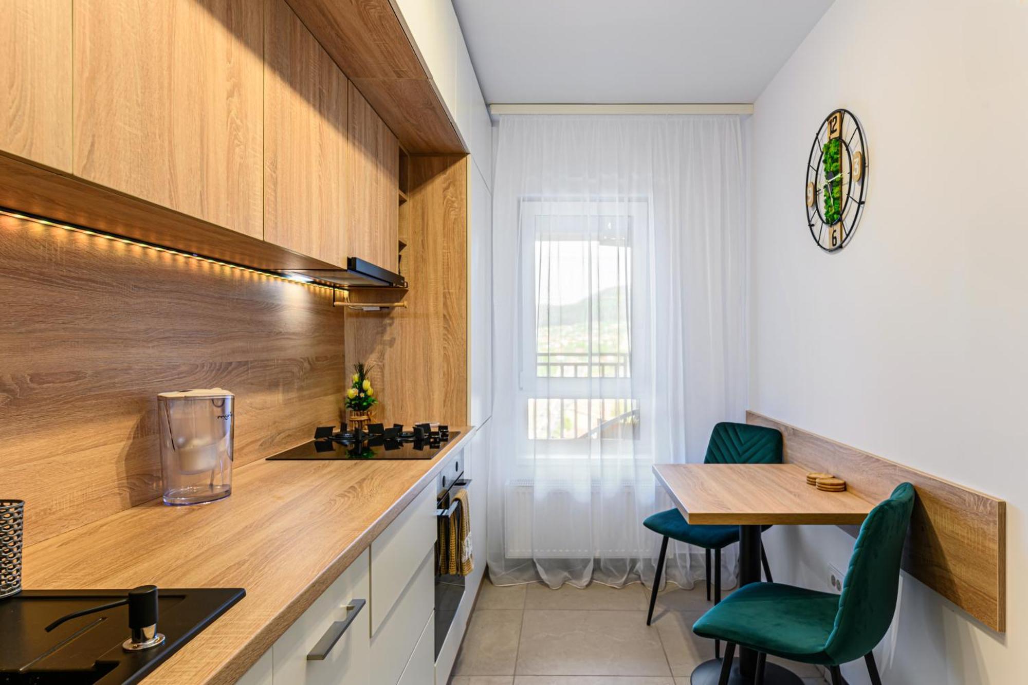 Mountain View Retreat Apartment - 브라쇼브 외부 사진
